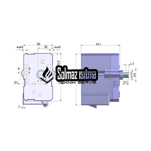 LAMTEC 662R5500-0 0.8 Nm Servomotor
